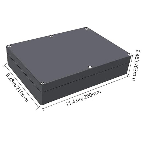 1 Pack Project Box IP65 Waterproof Junction Box ABS Plastic Black Electrical - Image 2