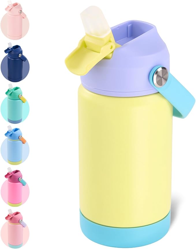 Kerilyn 12oz Kids Water Bottle, Stainless Steel Insulated Water Bottle by Kerilyn