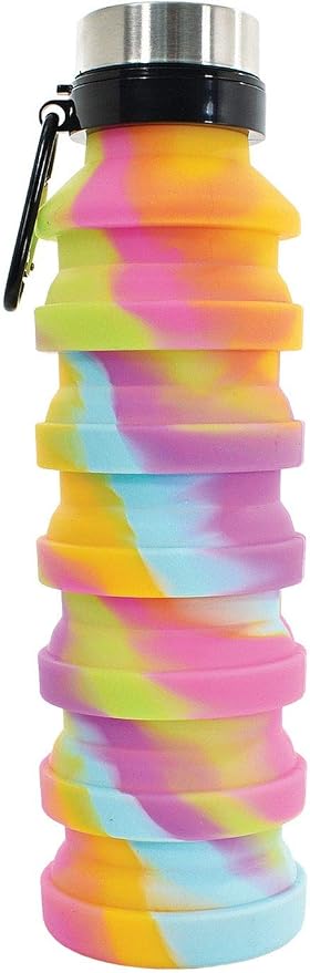 iscream BPA Free, 18 oz Collapsible Silicone Bottle by iscream