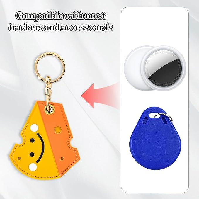 Leather Keychain Case Holder Compatible - Image 4