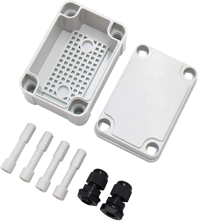 MAKERELE Outside Electrical Box Waterproof Grey 3.74”2.56”2.17” IP67 Small - Image 3