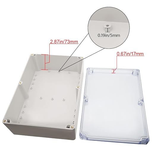 LeMotech ABS Plastic Junction Box Dustproof Waterproof IP65 Electrical - Image 4