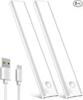 Under Cabinet Motion Sensor Lighting: 8 Inch Dimmable Rechargeable Lights Indoor by Vozuji
