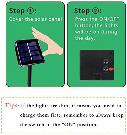 OZS 2PK 240LED Solar String Lights Outdoor Waterproof | Solar Christmas Lights - Image 7