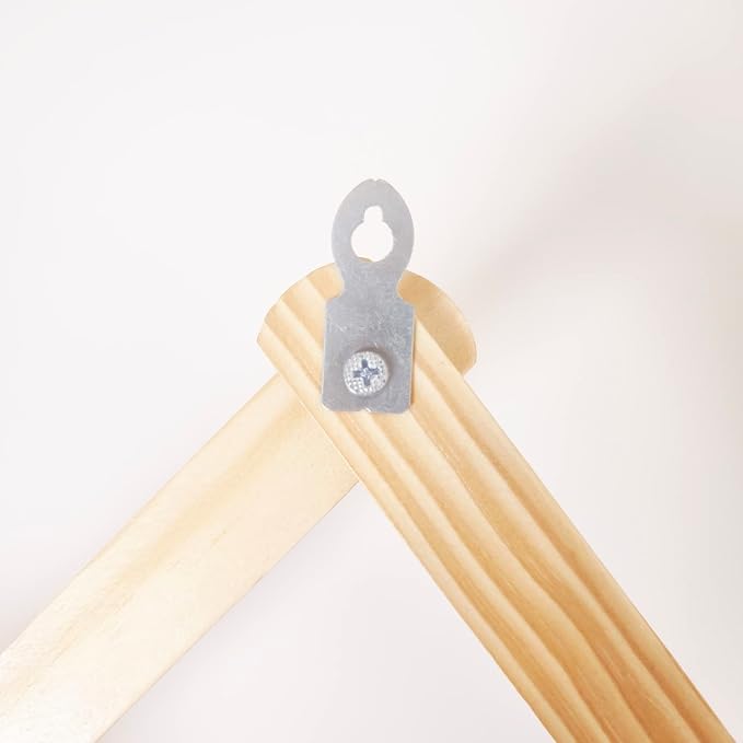 AMAPON Accordion Style Expandable Wall Wooden Coat Rack 13 Hooks Hang Hats - Image 7