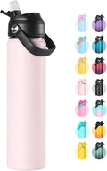 Fijinhom 24oz Insulated Stainless Steel Water Bottle, Wide Mouth Double Wall by Fijinhom