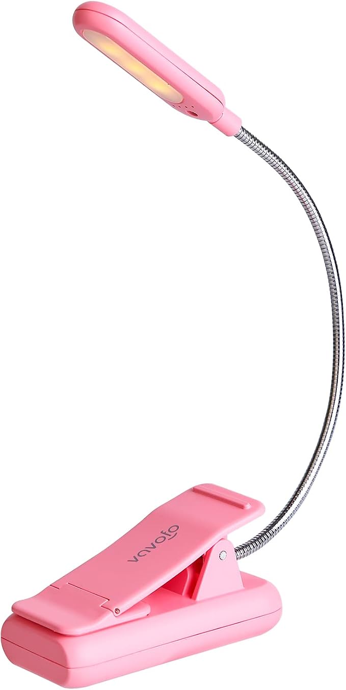 VAVOFO Rechargeable Book Light for Reading in Bed Kids, 7 LED Reading Light by VAVOFO