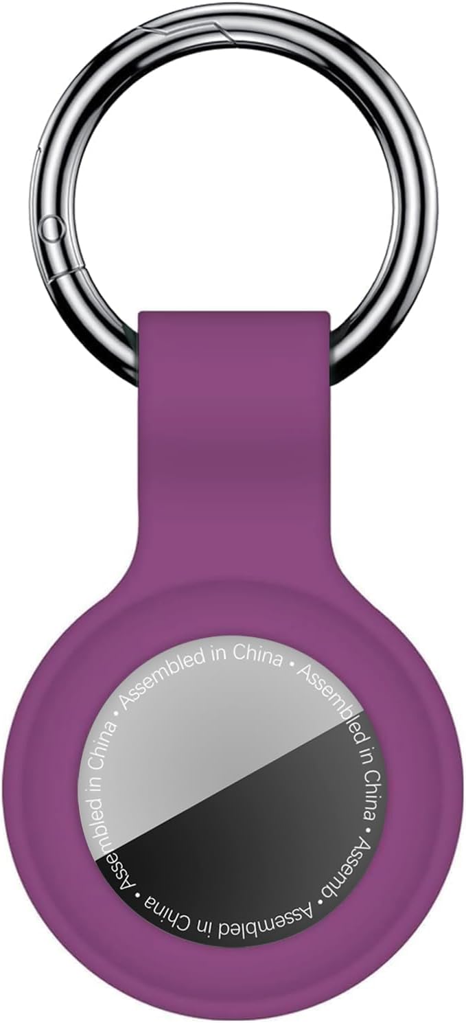Linsaner Case for AirTag 2nd Gen & 1st Gen, Silicone Holder Keychain Key Ring by Linsaner