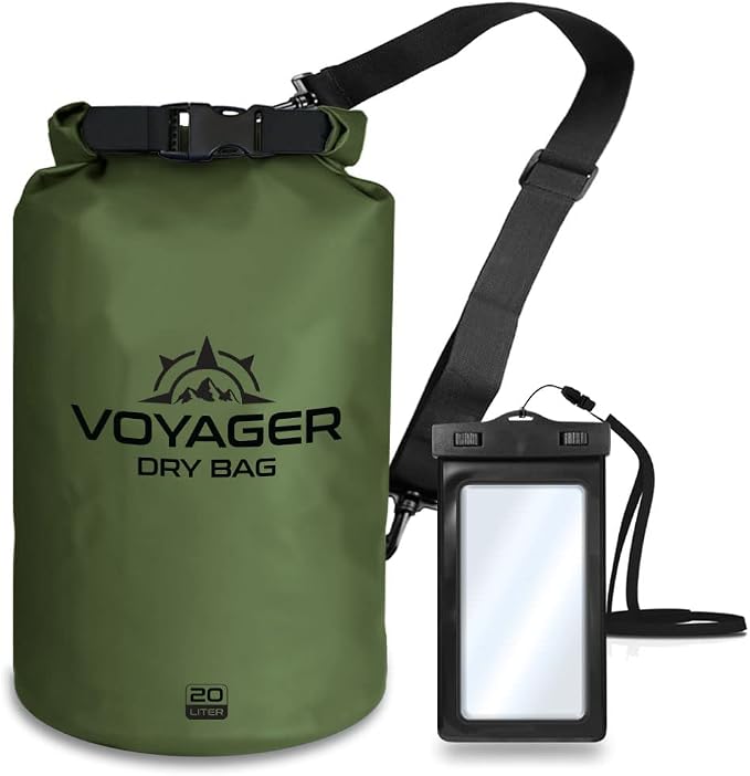 EcoGear FX Heavy Duty Waterproof Dry Bag Voyager Series – Durable Roll Top by EcoGearFX
