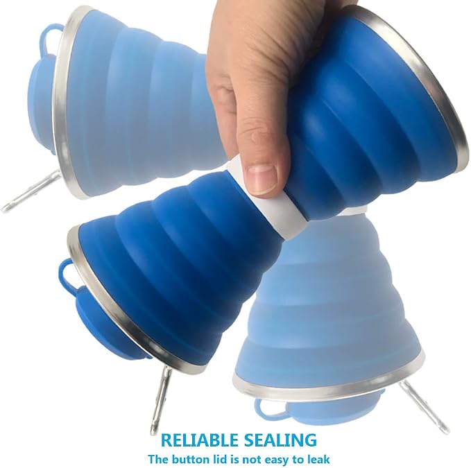 Collapsible Water Bottle, Camping Cup - Image 3