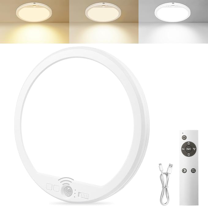 OSIDEN Rechargeable Motion Sensor Ceiling Light by OSIDEN