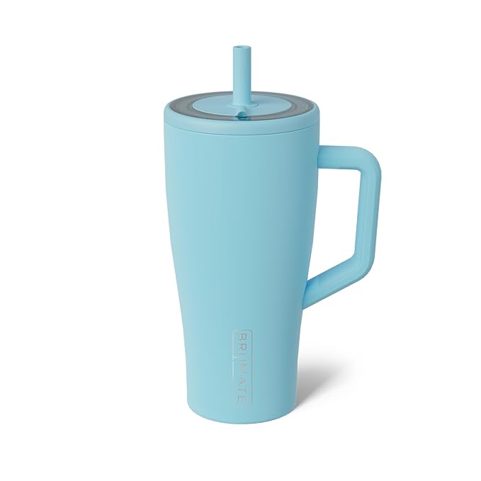 BrüMate Era 30 oz Tumbler with Handle & Straw | 100% Leakproof Insulated Water by Br%C3%BCMate
