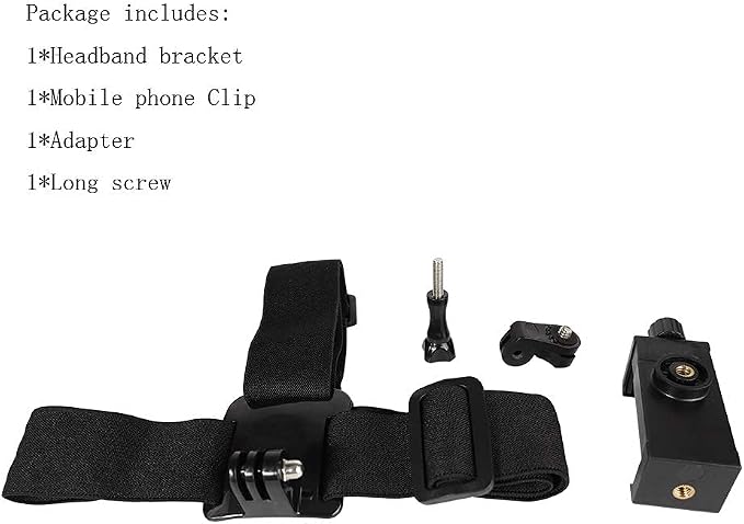 Head-Mounted Mobile Phone Holder, First-Person View Video Outdoor Live Shooting - Image 9