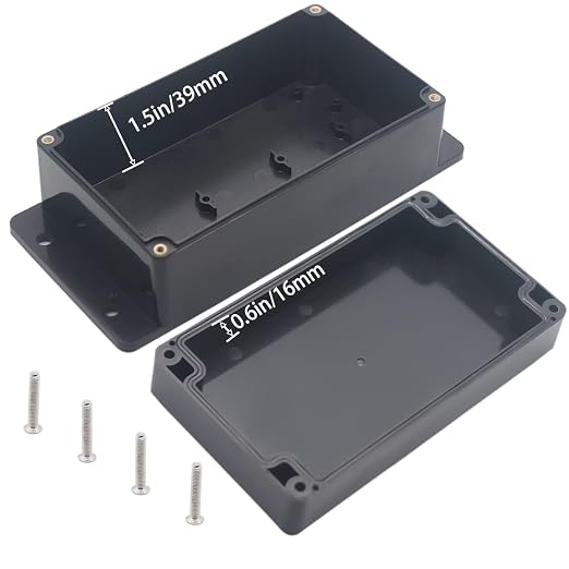Watertight Junction Box, IP67 Waterproof Project Box Durable ABS Plastic - Image 4