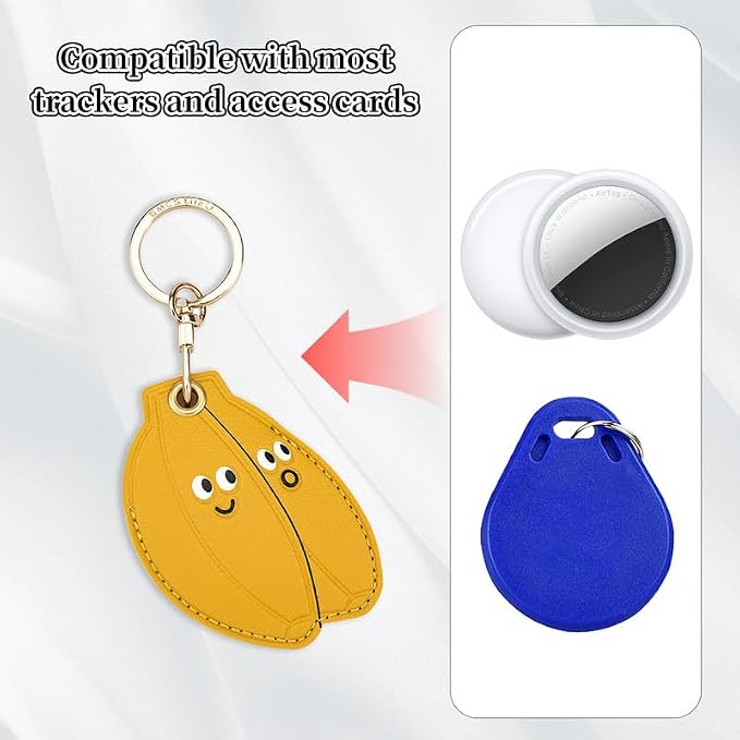 Leather Keychain Case Holder Compatible - Image 4