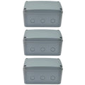 Nineleaf Waterproof Electrical Box, 3PK Outdoor Junction Boxes, IP66 External by NineLeaf