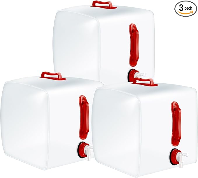 Reallnaive 3 Pack Collapsible Water Container by Unknown