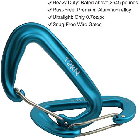 12kN 3.2"x2" Heavy-Duty Carabiner Clips - Image 2