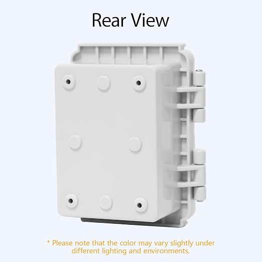 LeMotech Electrical Box, IP67 Waterproof Hinged Cover Stainless Steel Latch - Image 6
