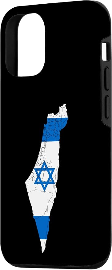 Israel National Flag Distressed Map Case - Image 2