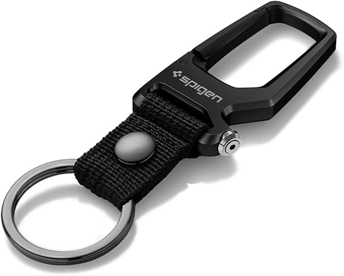Spigen Life Carabiner Key Ring Clip, Car Keychain Clip, Bottle Opener Key Chain by Spigen