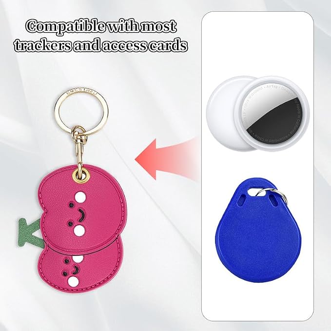 Leather Keychain Case Holder Compatible - Image 4