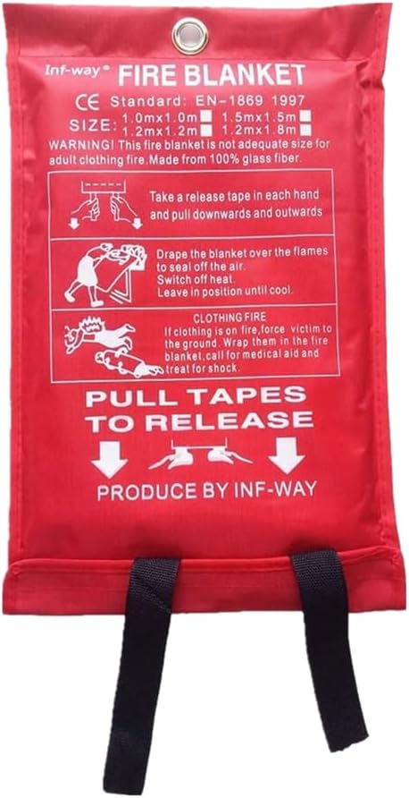 Inf-way Emergency Fire Blanket for Home and Kitchen, 5 Size for Choice - Image 2