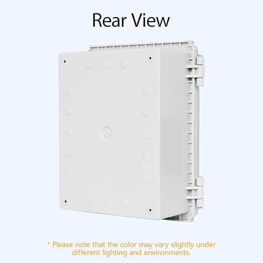 LeMotech Electrical Box, IP67 Waterproof Hinged Cover Stainless Steel Latch - Image 9