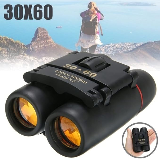 30x60 Portable Mini Binoculars, Wide View Angle Folding Binoculars Telescope - Image 2
