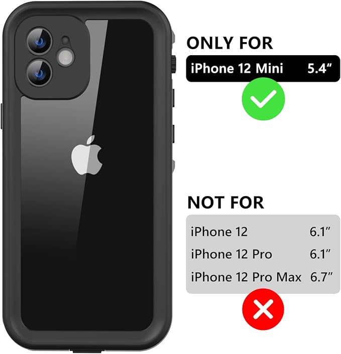 Protebox for iPhone 12 Mini Waterproof Case - Image 2