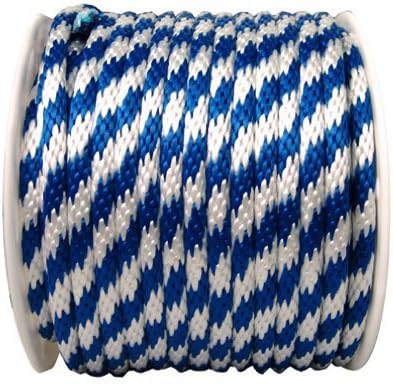 WELLINGTON CORDAGE P7240S0200BWFR 5/8 X 200 Blue/White Rope by Wellington