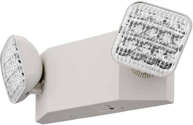 Lithonia Lighting Basics LED Emergency Light, Dual Adjustable Heads, Wall Mount - Image 5