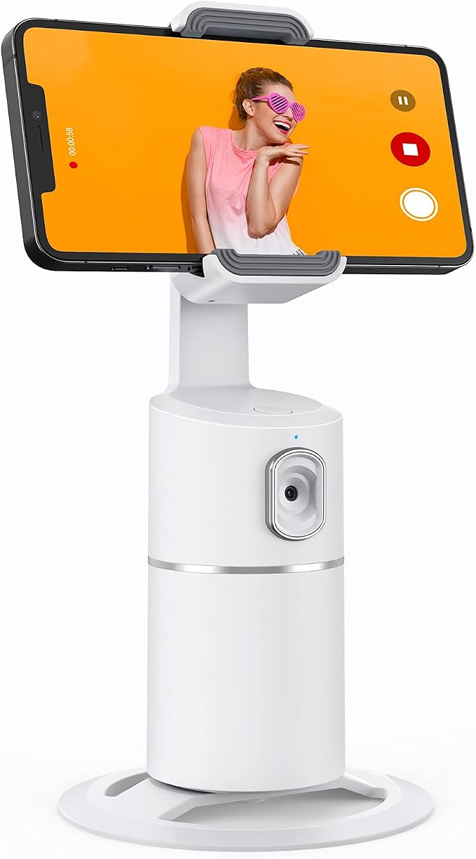 camrola Auto Face Tracking Phone Holder, No App Required, 360° Rotation Face by camrola