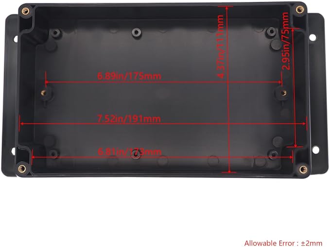 Project Box ABS Black Electrical Boxes IP65 Outdoor Waterproof Box Electronic - Image 4