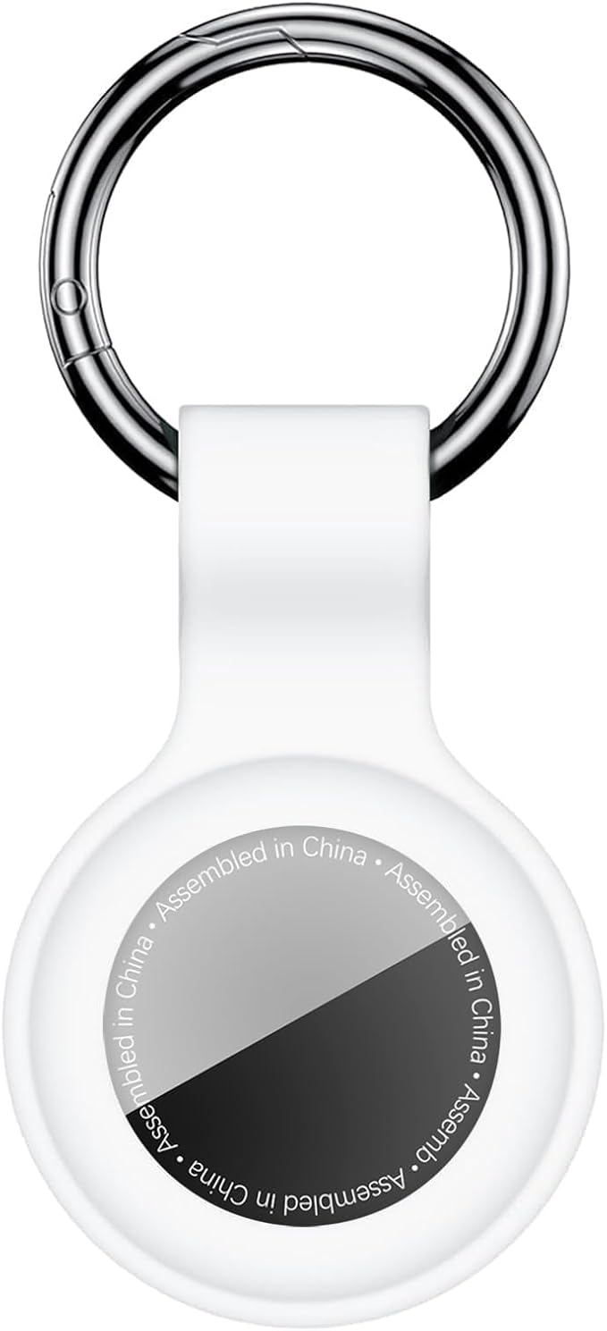 Linsaner Case for AirTag 2nd Gen & 1st Gen, Silicone Holder Keychain Key Ring by Linsaner