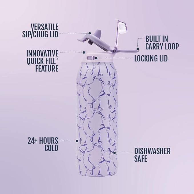 Ello Pop & Fill 32oz Stainless Steel Water Bottle - Image 3