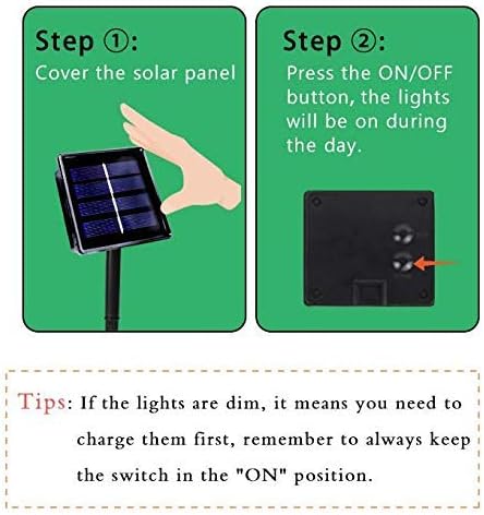 OZS 2PK 240LED Solar String Lights Outdoor Waterproof | Solar Christmas Tree - Image 6