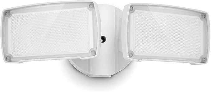 LUTEC LED 3500 Lumen 32W 5000K Integrated Dual-Head Flood Light Outdoor Dusk to by LUTEC