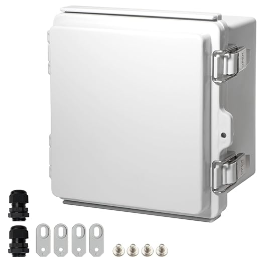 MAKERELE Small Waterproof Electrical Box Outdoor IP67 ABS Plastic Enclosure by MAKERELE