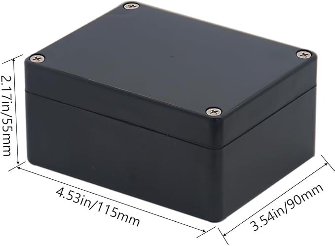 Project Box ABS Black Electrical Boxes IP65 Outdoor Waterproof Box Electronic - Image 3