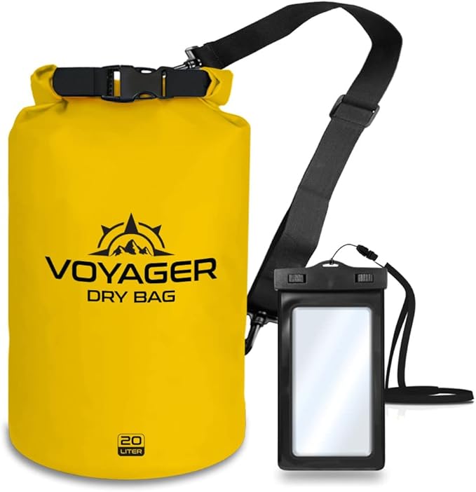 EcoGear FX Heavy Duty Waterproof Dry Bag Voyager Series – Durable Roll Top by EcoGearFX