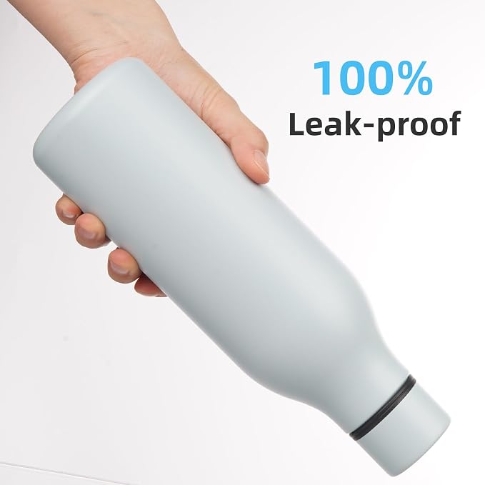 Insulated Water Bottle with Strap, 18 oz Double Wall Stainless Steel Vacuum - Image 5