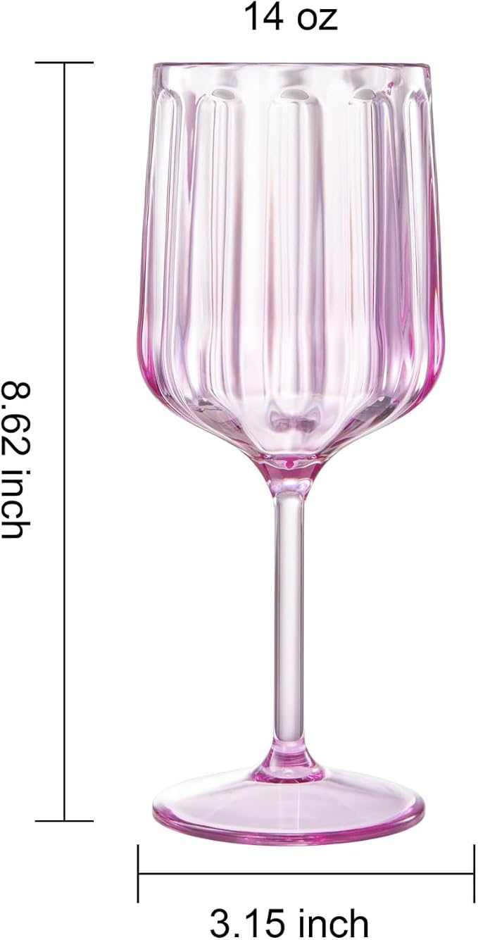 Khen Acrylic Lucia Stemmed Goblets - Image 9