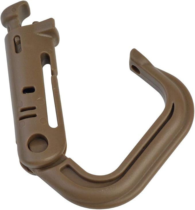 Topbuti 18 pcs Multipurpose Grimlock D-Ring Locking Molle Clips Hanging Hook - Image 4