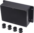 Project Box ABS Black Electrical Boxes IP65 Outdoor Waterproof Box Electronic by Raculety