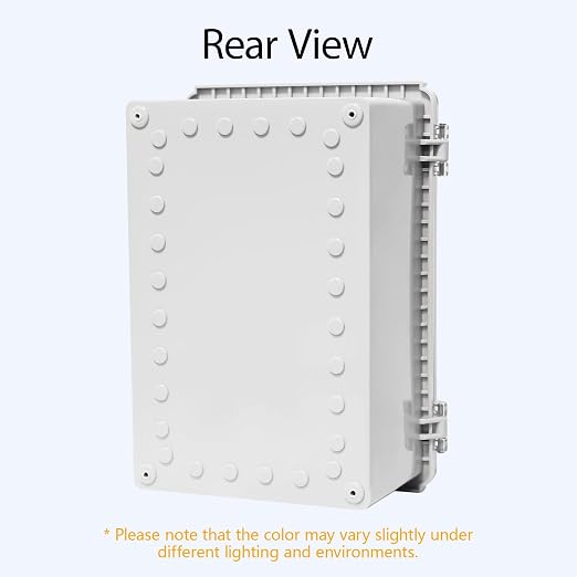 LeMotech Electrical Box, IP67 Waterproof Hinged Clear Cover Stainless Steel - Image 6