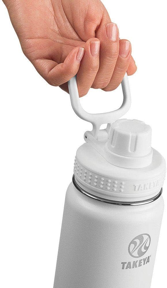Takeya Actives Stainless Steel Water Bottle, Insulated Spout Lid, Keeps Drinks - Image 4