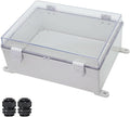 Zulkit Junction Box ABS Plastic Waterproof IP65 Electrical Boxes Hinged Shell by Zulkit