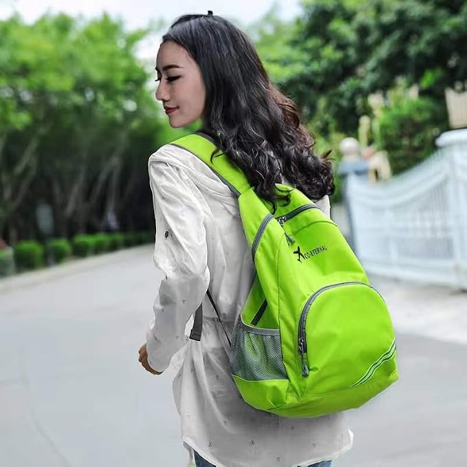 Geboldil Men's and women's waterproof backpack traveling backpack blue - Image 5