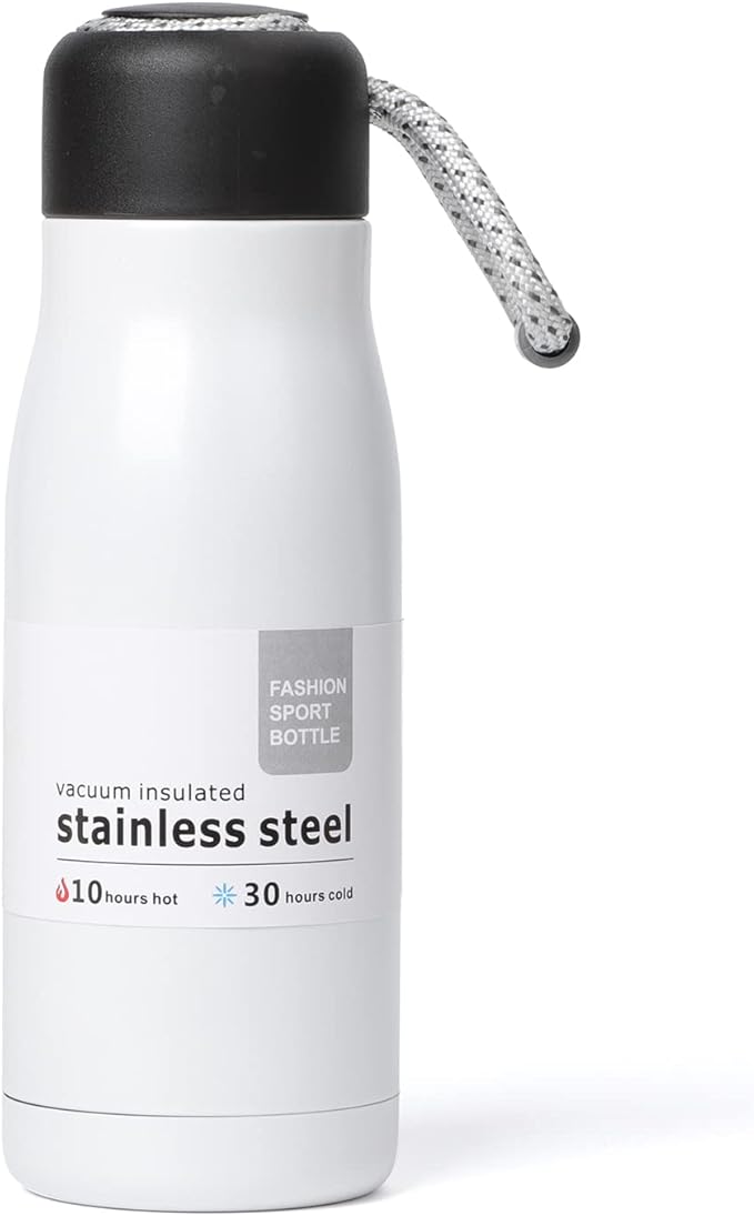Small Water Bottle 12 oz, Dusgut Insulated Water Bottle, Stainless Steel by Dusgut